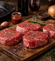 La Maison du Charolais - [Précommande] Faux filet de bœuf AOP Bœuf de Charolles - 1Kg (4-5 tranches)