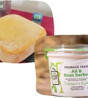 La Ferme de Blas'Lait - Lot Fromage frais aromatisé ail et fines herbes + Martinois