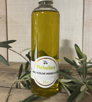 Les amandes et olives du Mont Bouquet - Huile d'Olive Picholine 25cl flacon doseur