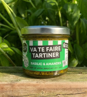 Les Nouvelles Fermes - Tartinable basilic & amandes (90g) x10