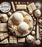 Les Garçons Glaciers - Crème Glacée BIO Chocolat blanc 500ml