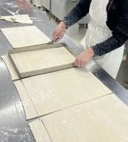 Ferme Sereine en Périgord - Pâte Levée Feuilletée (sur mesure) par kilo - pur Beurre - en rouleau ou en pâton