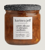 Karine & Jeff - Patates douces et aubergines et pois chiches au curry Tandoori 6x340g