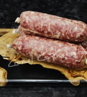 Boucherie Charcuterie Traiteur Lionel Ghérardi - [Précommande] Saucisson à cuire aux trompettes de la mort - 500g