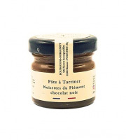 Secrets Incomparables - Pâte à Tartiner Noisettes du Piémont IGP Chocolat Noir 30g