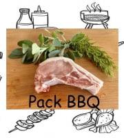 Lambaudie Porc - Colis de viande de porc barbecue été 5kgColis de viande de porc