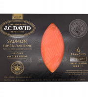 Etablissements JC David - Saumon Iles Féroé fumage SIGNATURE - 4 Tranches