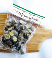 La Ferme Enchantée - 100 Escargots Petit Gris au beurre à la fleur de sel