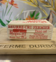La Ferme Durbois - Beurre cru demi-sel fermier 250g