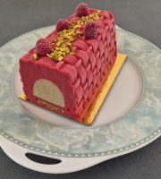 Le Jardinier Glacier - Bûche framboise/Pistache  6-8 pers / 750ML
