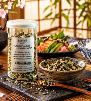 Esprit Zen - Furikake  aux Algues et Wasabi - Boite en verre doseuse de 50g