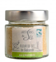 Artisans du Sel - Fleur de Sel de Guérande au Gingembre – Verrine 85g | Artisans du Sel