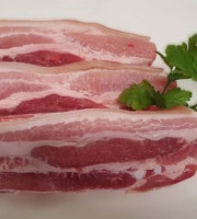 Ferme de la Paumerais - POITRINE FRAICHE TRANCHEE DE PORC BRETON- 4 Kg