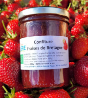 Le Pré de la Rivière - Confiture Bio de Fraises françaises 220g