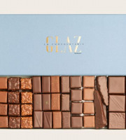 Glaz la chocolaterie de la presqu’île - [Précommande] Coffret Grande traversée ganache et pralinés noir et lait