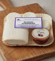Fromagerie CHEVENET - Plateau 4 fromages fermiers mélange et figue