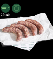 Nemrod - Saucisses de Sanglier au Poivre de Kampot (Par 4) (130g/pièce - 520g/colis)