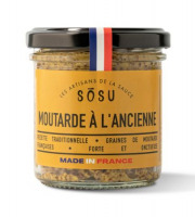 SÒSU, les Artisans de la Sauce - Moutarde à l'ancienne lot de 9x150g