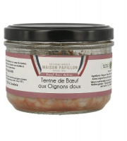 Maison PAPILLON - Artisan depuis 1955 - Terrine de Bœuf Aubrac aux Oignons doux 160g