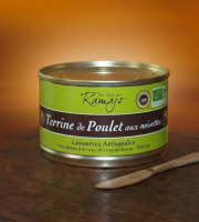 Maison Ramajo - Terrine de Poulet aux noisettes 120g