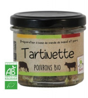 Ferme Bichet - Tartinette aux deux poivrons BIO 90g