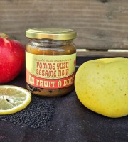 Le verger bio de Quinsac - Pomme Yuzu Sésame noir 200gr BIO et DEMETER