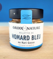 La Criée d'à Côté - Rillettes de Homard Bleu au Kari Gosse - Groix & Nature - 100g