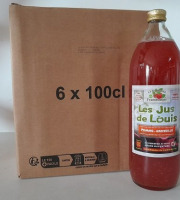 Le Domaine du Framboisier - Les Jus de Louis Pomme/Groseille 100% Pur Jus 6x1L