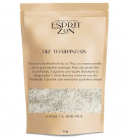 Esprit Zen - Riz long Thaïlandais - Sachet zip - 1 Kg