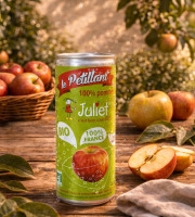 Pom Bio Berger - Canette de pétillant de pommes bio Juliet