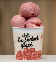 Bon Dimanche - Sorbet Pêche de Vigne Plein Fruit Bio 2,5L