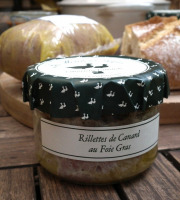 Les Moulins Aufiés - Rillettes de canard au foie gras 180g