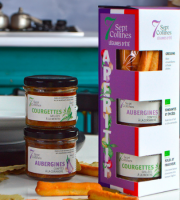 Sept Collines - Coffret Apéritif contenant 2 recettes aux légumes d'été + gressins à l'huile d'olive (vegan)