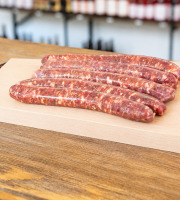 L'Atelier du Loup - SAUCISSE DE SANGLIER PIMENT D'ESPELETTE 80G SV (par 5)