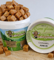 La Ferme de Labergement - Crème glacée 500 ml Caramel - lot de 10 pots