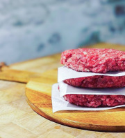 Au Bien Fait - Préparation assaisonnée 1% de sel (steak haché en boeuf maturé - race ANGUS)