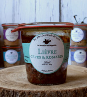 La Bourriche aux Appétits - Pâté de lièvre cèpes et romarin 200g