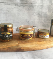 Ferme de Pleinefage - Assortiment du Périgord : Foie Gras Canard, Gésiers d'Oie, Pâté de Foie Canard et Douceur de Miel