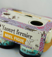 GAEC Les Perce-neige - Pack de 4 yaourts à la myrtille x4