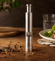 Esprit Zen - Presséo - Moulin à Poivre poussoir en Inox