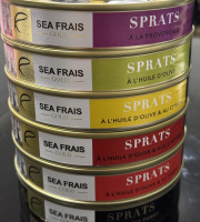 L'atelier Sea Frais - Lot de 6 boites de sprats