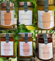 Jardins de la Testa - Pack 12 pots de confiture agrumes + pêche