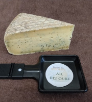Ferme des Petits Monts - Raclette fermière AIL DES OURS BIO au lait cru -  Part de 0,5 kg