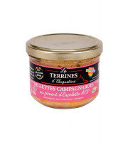 La Chaiseronne - RILLETTES CAMPAGNARDES AU PIMENT D'ESPELETTE AOP