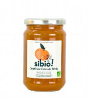 Sibio - Confiture de Pêche bio - 360g