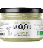 Manjar Viu : Légumes lacto fermentés - Céleri rave, pomme  - Bio - lacto-fermentés - 220 g