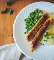 Les Saisissantes - Saucisses de pois chiches au poivre noir 55g x20