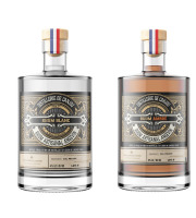 Distillerie de l'Anjou - Rhum blanc et Rhum ambré - 2*50 cl - Produit en Anjou