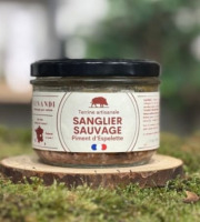 Venandi Sauvage par Nature - Terrine Sanglier Sauvage Français au Piment d'Espelette - 12x180g