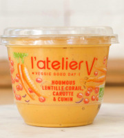 L'Atelier V* - Houmous de lentille corail, carotte & cumin